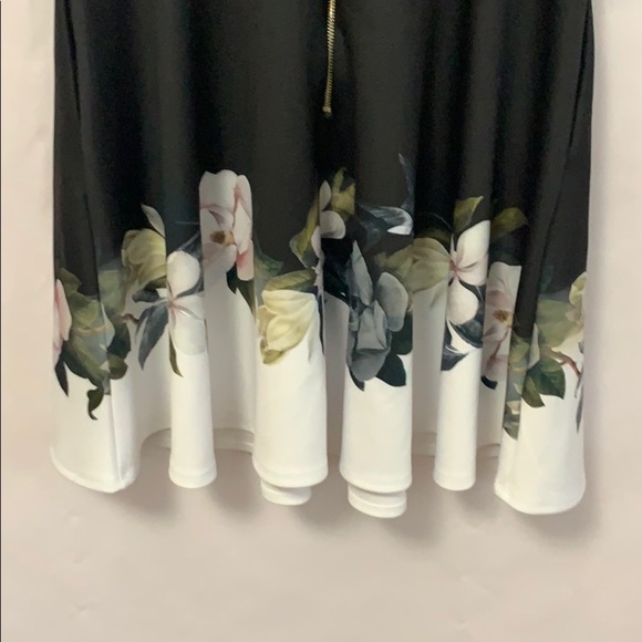 TED BAKER FLORAL DRESS SIZE 3 US 8 - Picture 4 of 6